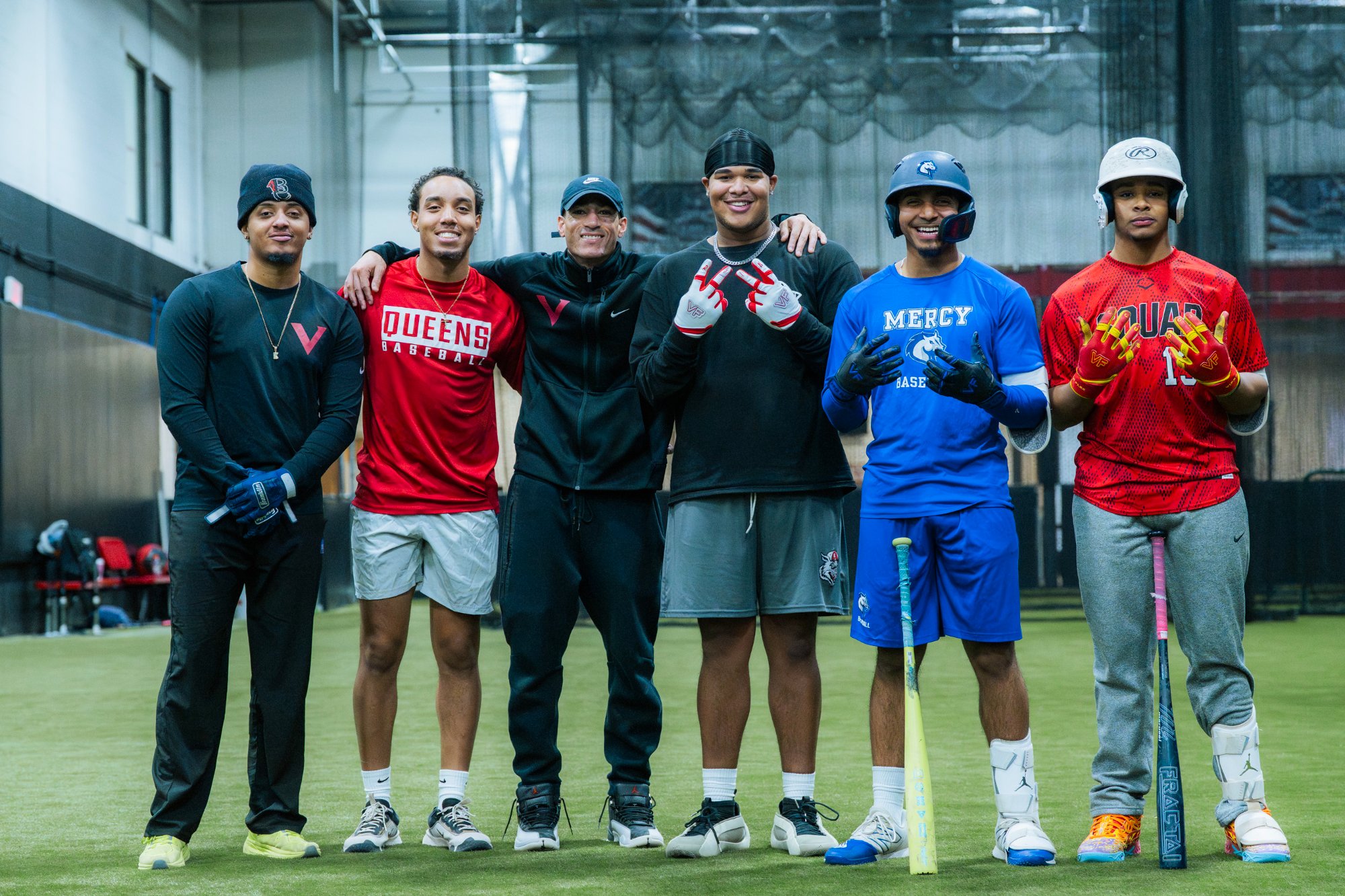 Bridge Foundation athletes with Dave Fisher