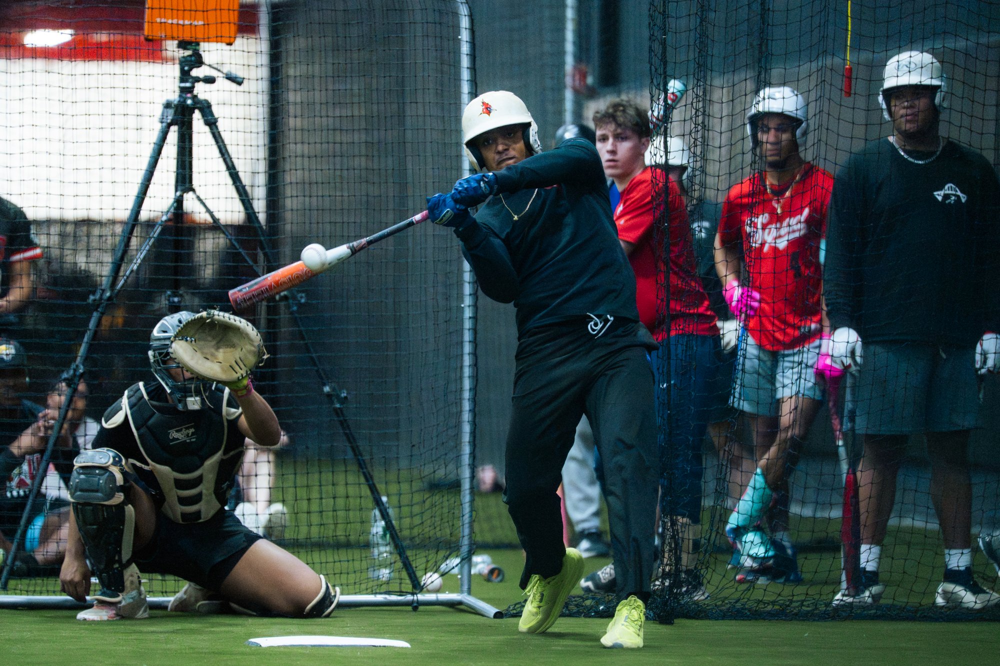 Athlete throwing