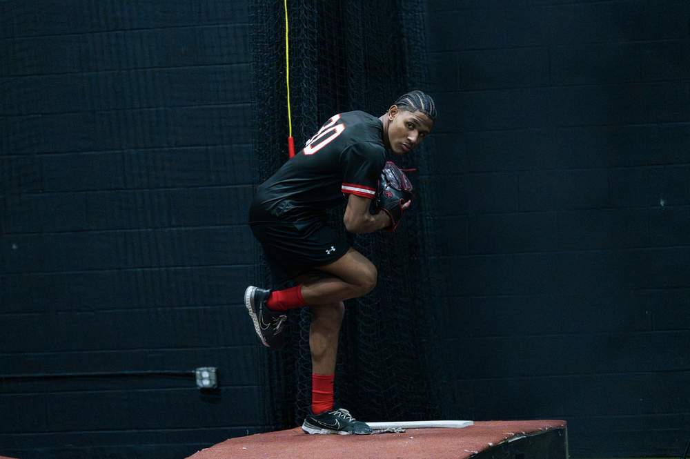Pitcher on the mound